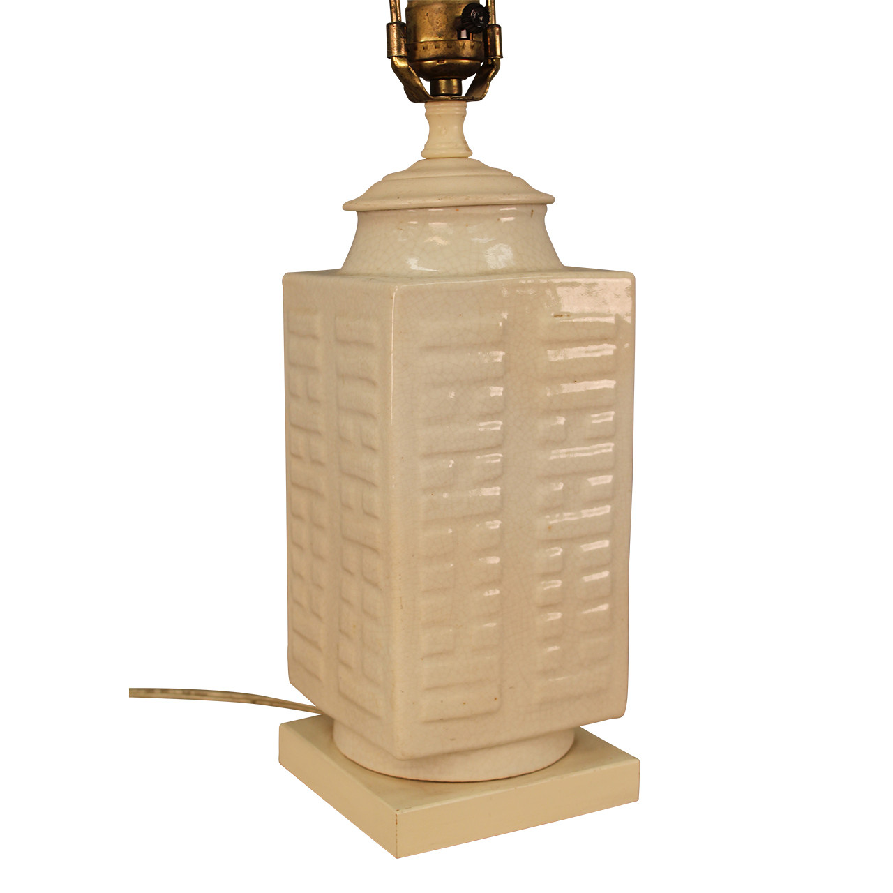 Table Lamp from 19th c. Porcelain - White