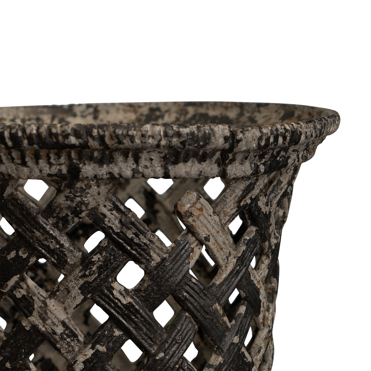 Wrought Iron Lattice-Work Planter, Late 19th c.