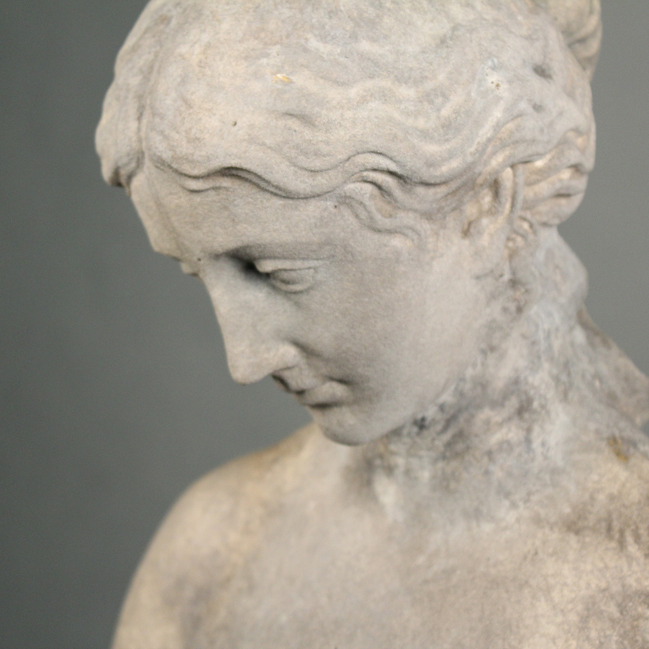 Carved Marble Statue of Venus, 19th c.