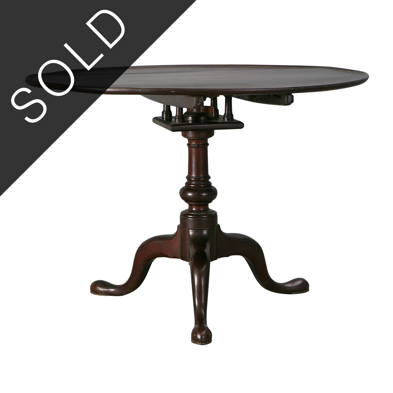 Antique Tilt-Top Table, Late 18th c.