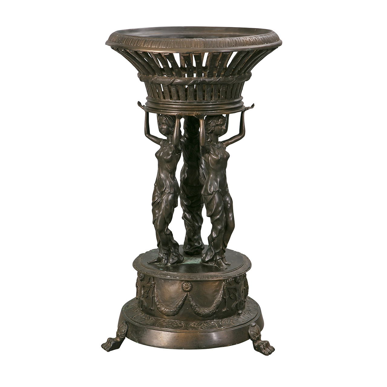 Neoclassical-Style Bronze Jardiniere, early 20th c.