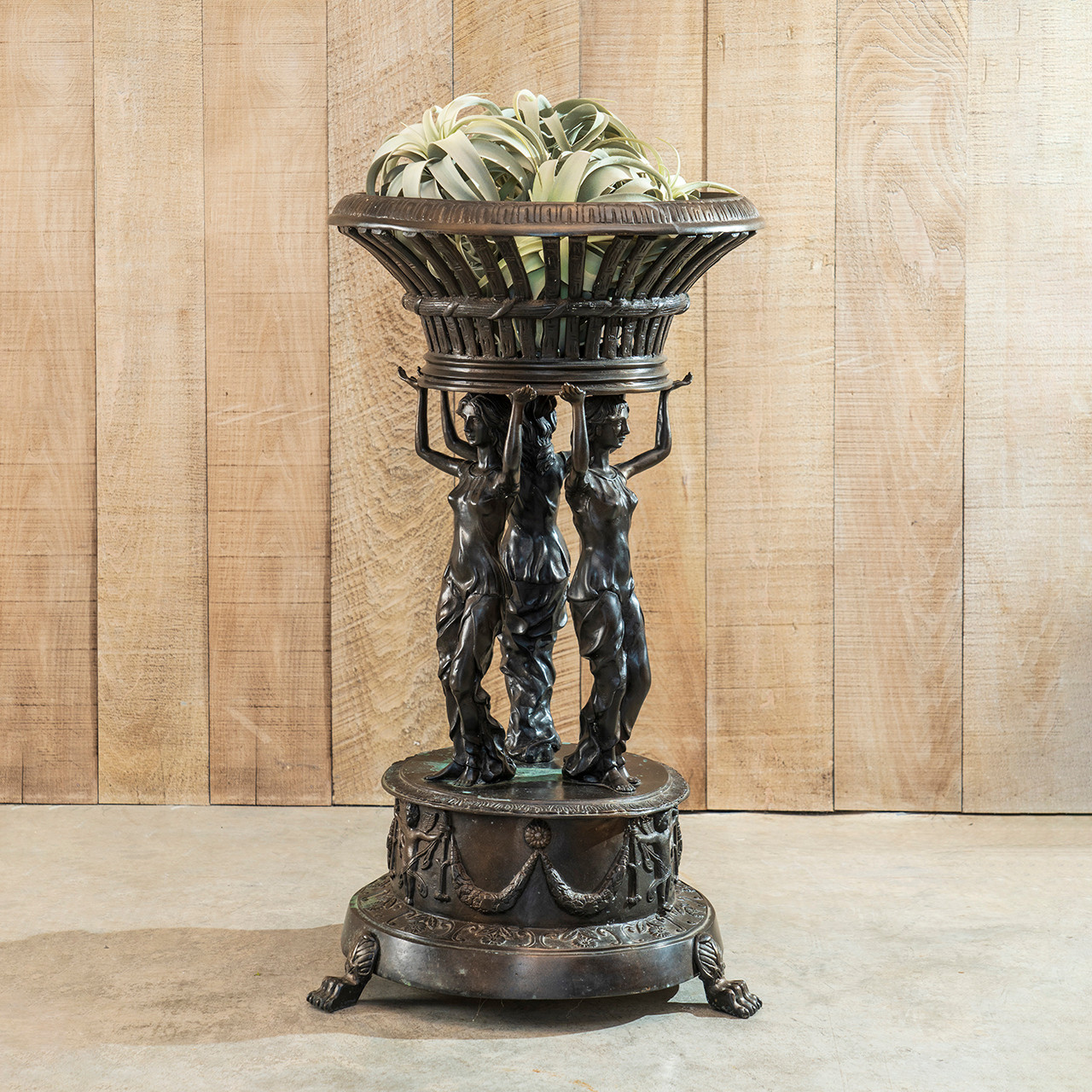 Neoclassical-Style Bronze Jardiniere, early 20th c.