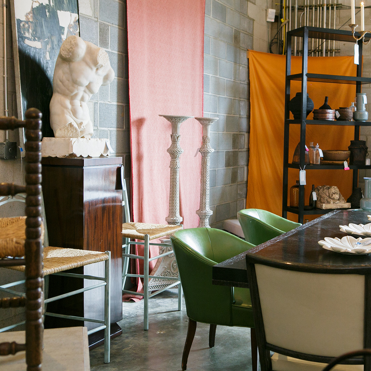 Finely Carved Torcheres (Pedestals/Stands) - PAIR