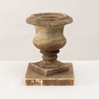 Vintage Carved Marble Planter #4