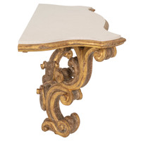 Baroque Console by Dennis & Leen - Limestone Top
