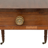 Antique Drop Leaf Table w/ Barley Twist Legs