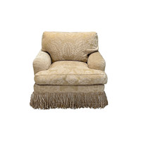 English Roll Arm Lounge Chair by Cameron Collection