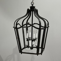 Navarre Lantern by Dennis & Leen, Glass Inserts Included
