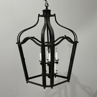 Navarre Lantern by Dennis & Leen, Glass Inserts Included