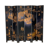 Six-Fold Chinoiserie Screen