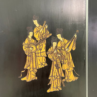 Six-Fold Chinoiserie Screen