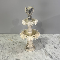 Carved Alabaster Centerpiece
