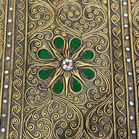 Metal & Jeweled Lided Box #2