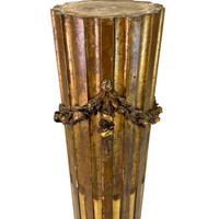 19th Century Carved Giltwood Pedestal