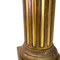19th Century Carved Giltwood Pedestal