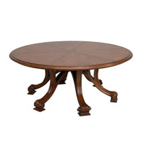 Volute Dining Table w/ Perimeter Leaves by Therian