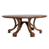 Volute Dining Table w/ Perimeter Leaves by Therian