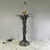 Metal Palm Table Lamp #1