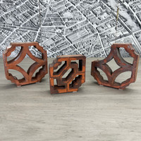 Vintage Brick Tiles - Set of 3