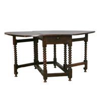 Antique English Gateleg Table, Late 18th c.
