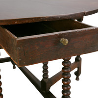 Antique English Gateleg Table, Late 18th c.