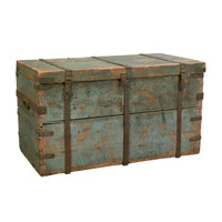 Immigrants Chest in Robins Egg Blue