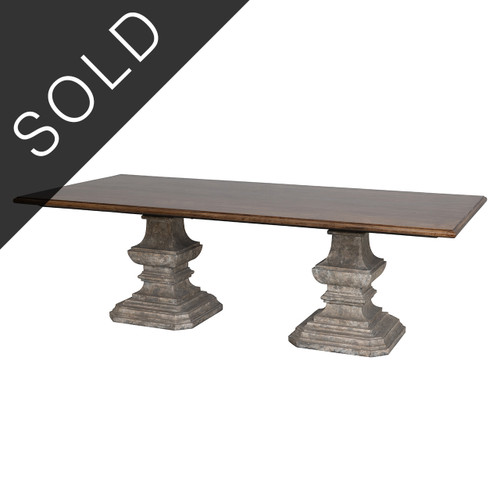 Double Balustrade Dining Table by Formations