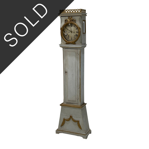 Grandfather Clock, Swedish 19th C