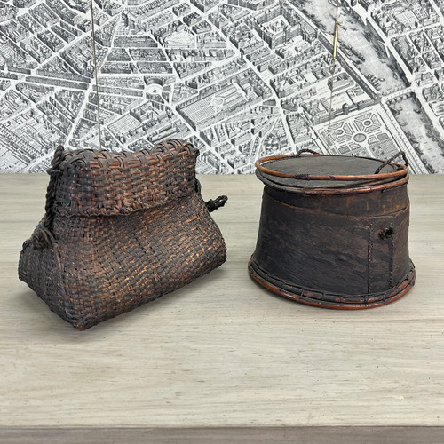 Vintage Philippine Basket - Set of 2