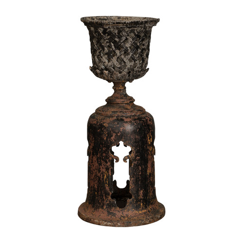 Wrought Iron Lattice-Work Planter, Late 19th c.