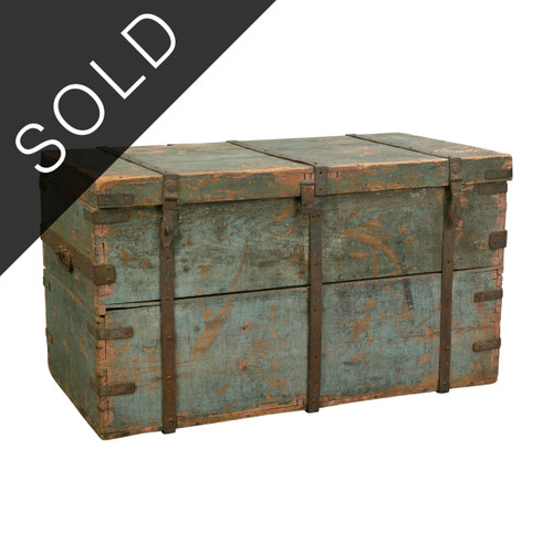 Immigrants Chest in Robins Egg Blue