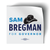 Sam Bregman - White (3.5" x 3.5" Vinyl Sticker -- Pack of Two!)