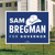 Sam Bregman For Governor - Navy (24" x 18" Coroplast Yard Sign)