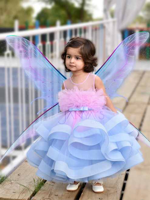 Princess Kloe Gown With Hair Accessory ( Optional Detachable Train )