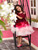 Teens Draped Flower Fantasy Dress With Hair Accessory