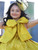 Teens Yellow Taffeta Bow Dress