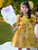 Dragon Fly Oraganza Satin Dress With Hair Pin