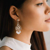 Lover's Tempo Nirvana Drop Earrings White