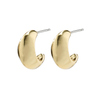 Pilgrim Gold Plated Edwina Small Chunky Hoops