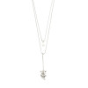 Pilgrim Silver Plated Jolene Crystal & Freshwater Pearl Necklace