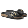 Birkenstock Madrid Big Buckle High Shine Patent Black Narrow