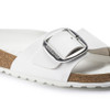  Birkenstock Madrid Big Buckle White Narrow 