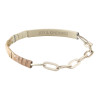 Scout Good Karma Ombre Chain Bracelet Joy & Kindness- Silver/Ivory