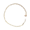 Devi Arts Collective Gold Filled Textured Oval Anklet