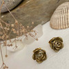Pika & Bear Alcott Bronze Rose Studs