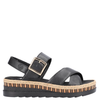 Rieker Chunky Wedge Sandals Black