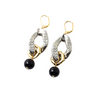 Anne Marie Chagnon Nifae Linked Onyx Earrings