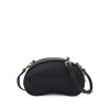 Pixie Mood Bean Clutch Black Pebbled