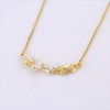 Alex Monroe Gold Plated In-Line Garden Gathering Necklace With Itsy Bitsy bee