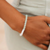 Pura Vida Puka Shell Frosted Bead Bracelet Mint